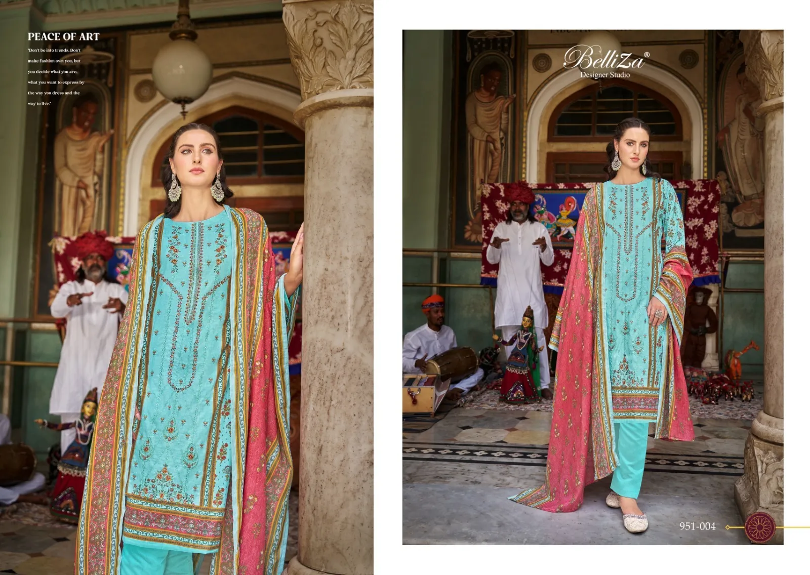 Belliza Bin Saeed Vol 6 Cotton Digital Printed Wholesale Pakistani Salwar Suit Collection - Image 8