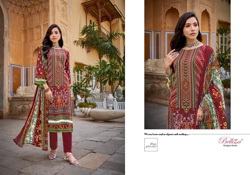 Belliza Riwayat 947 Premium Wholesale Pakistani Salwar Suit Collection - Image 6