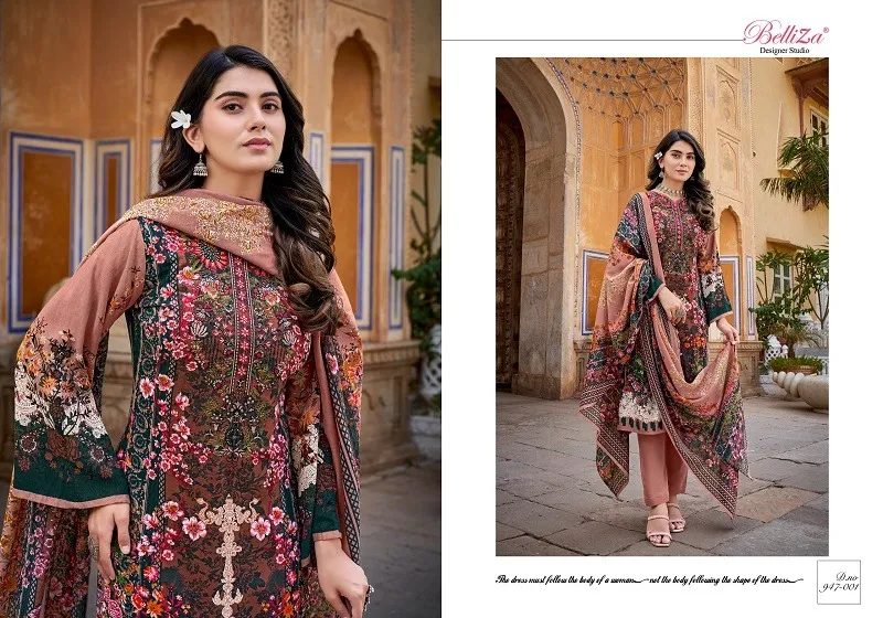 Belliza Riwayat 947 Premium Wholesale Pakistani Salwar Suit Collection - Image 7