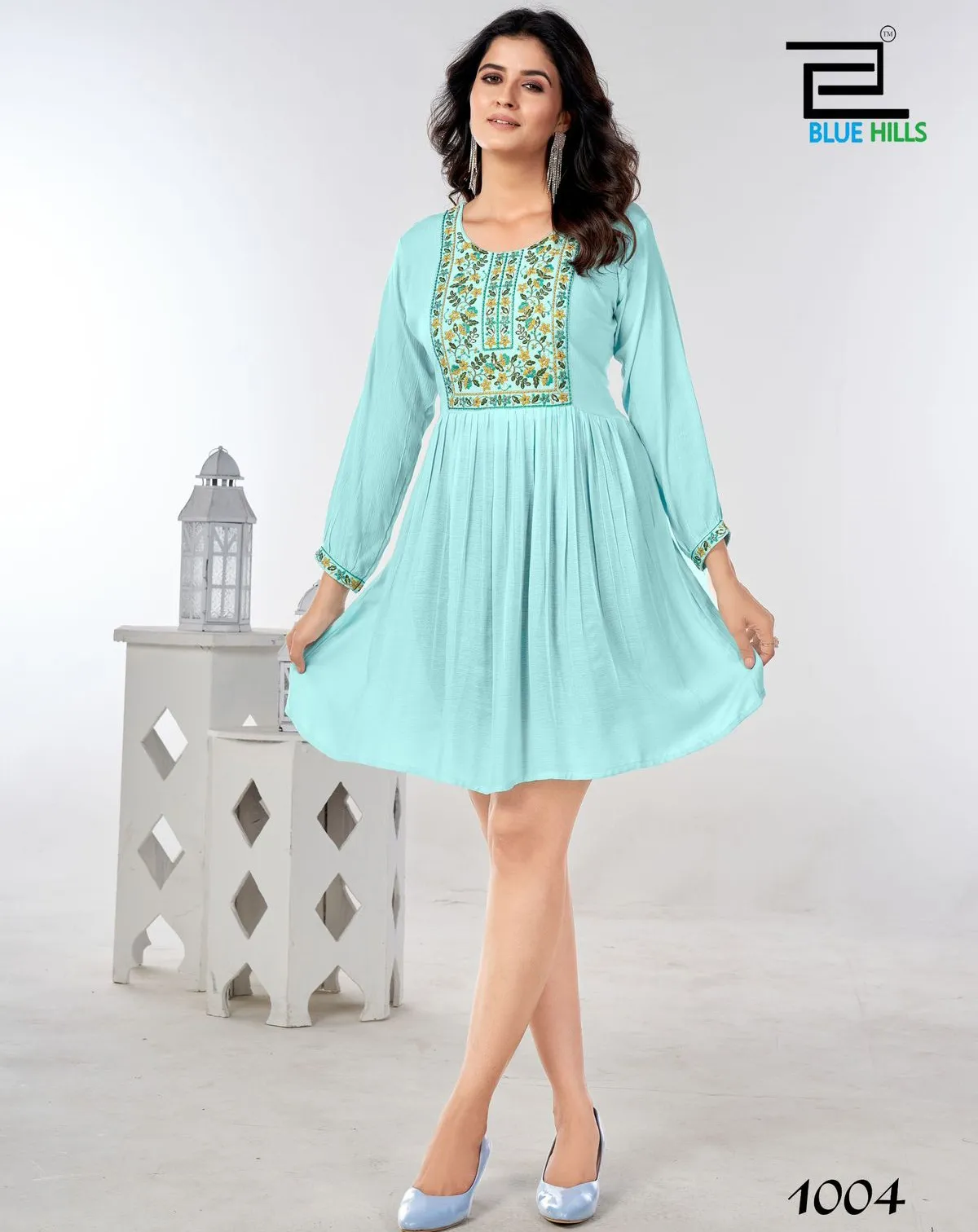Blue Hills Bloom Vol 3 Rayon Wholesale Fancy Kurti Collection