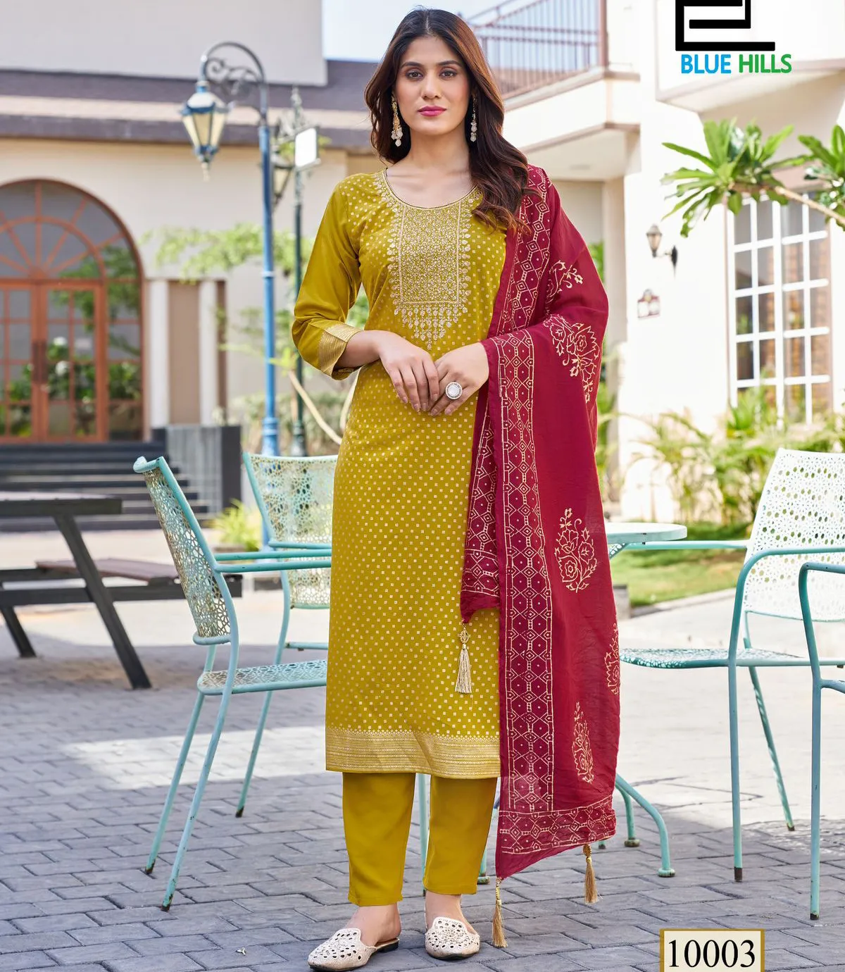 Blue Hills Royal Touch Vol 10 Nx Rayon Wholesale Readymade Salwar Suit Collection