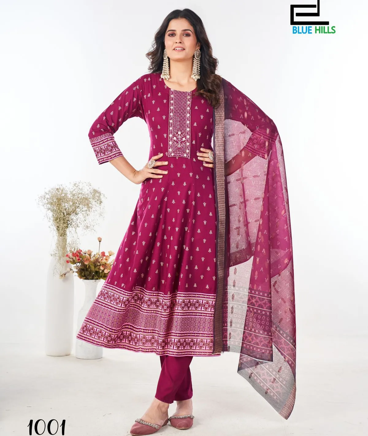 Blue Hills Stree Rayon Wholesale Readymade Salwar Suit Collection