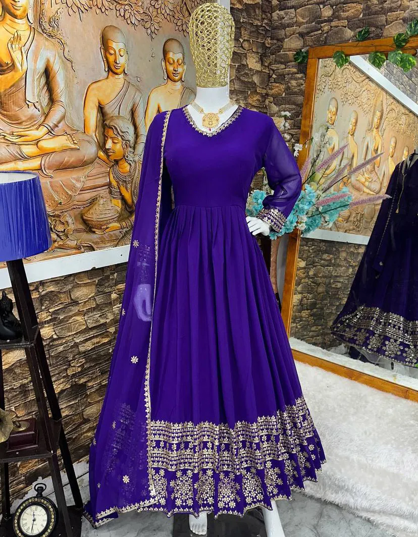 Bt 104 Beautiful Faux Georgette Wholesale Readymade Suit Collection