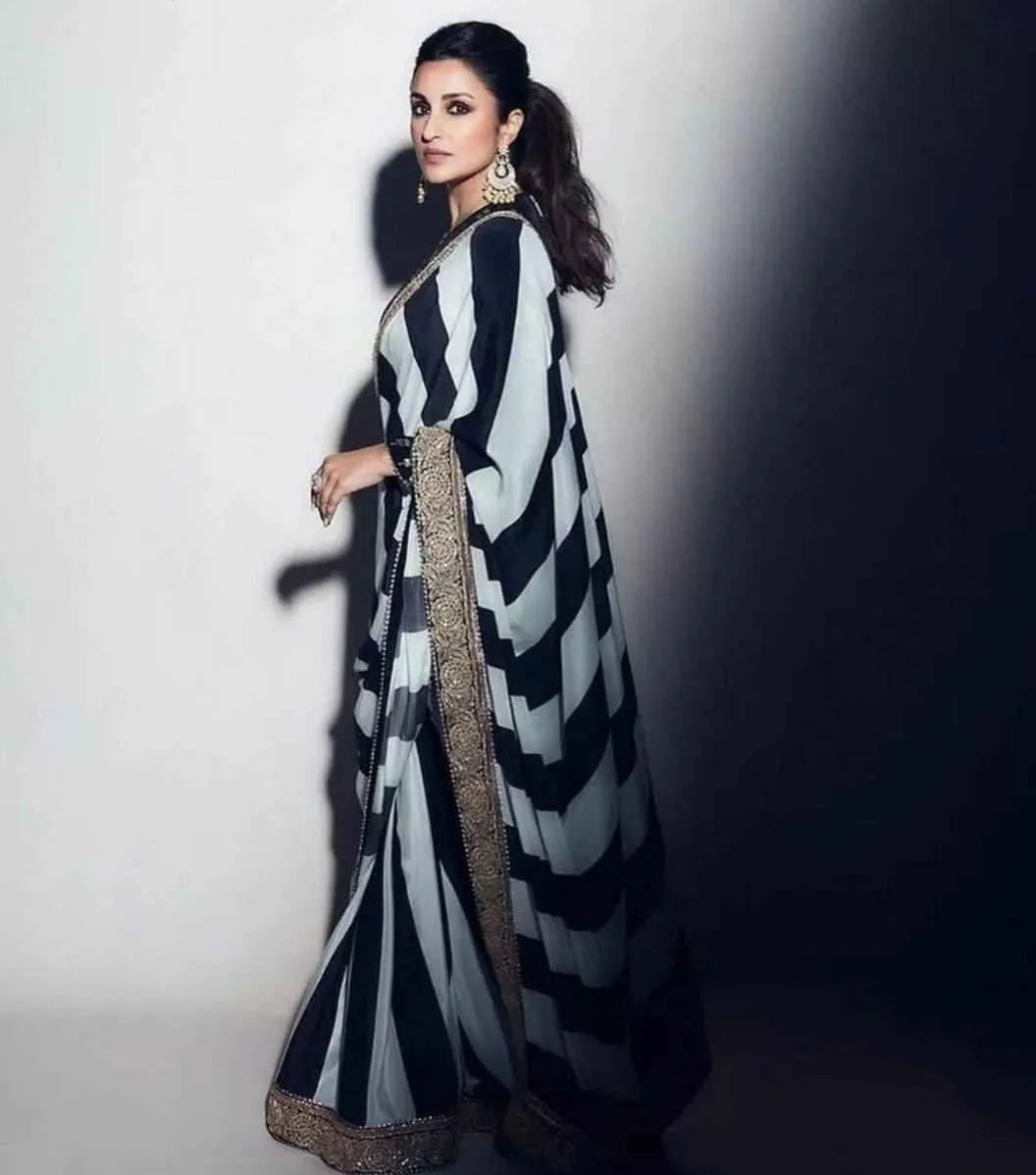 BT-255 Heavy Georgette Silk Wholesale Fancy Saree Collection