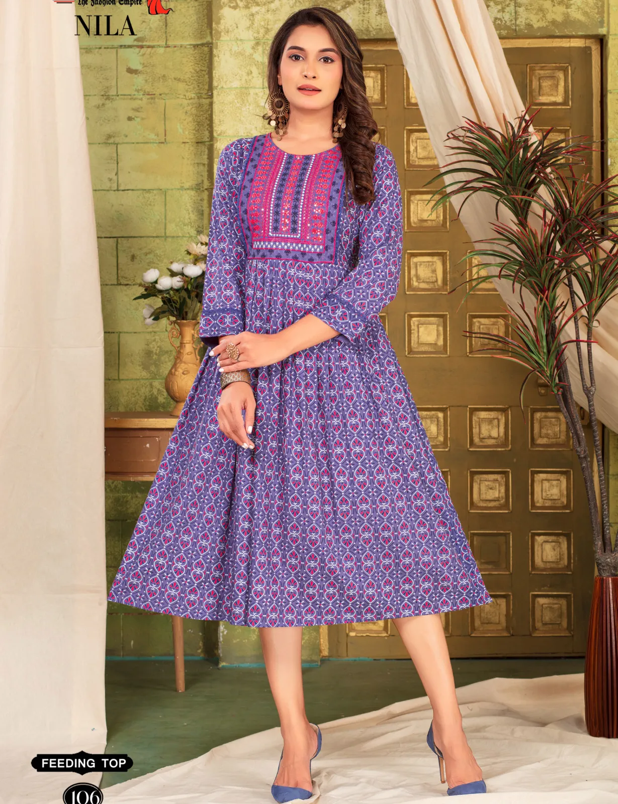 Deecee Nila Rayon Wholesale Kurtis Collection