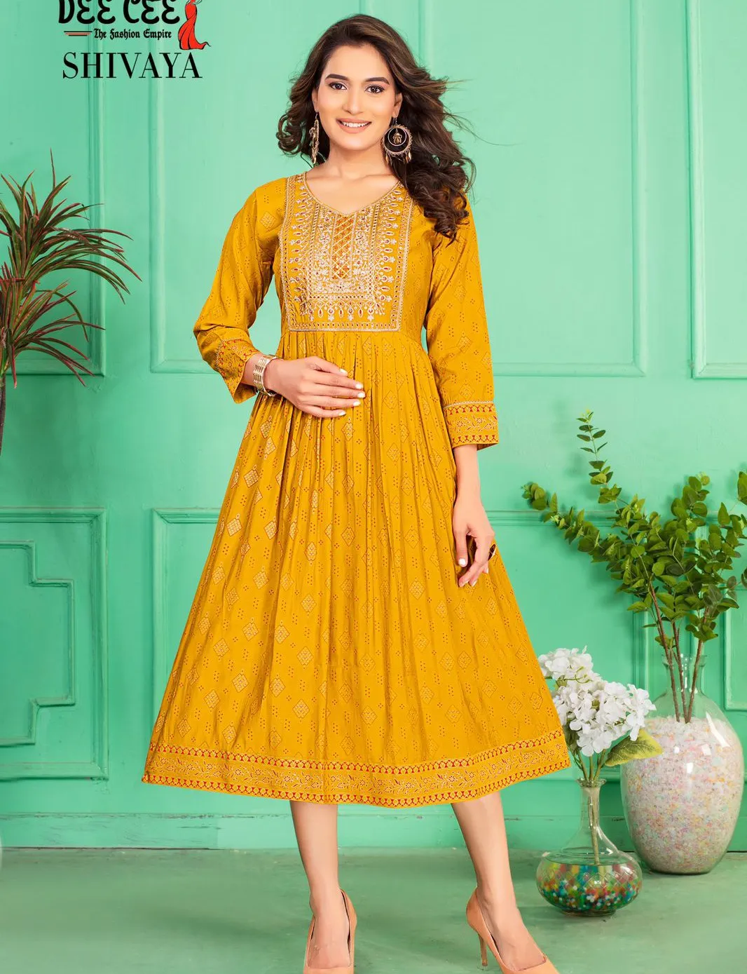 Deecee Shivaya Chanderi Wholesale Designer Kurtis Collection