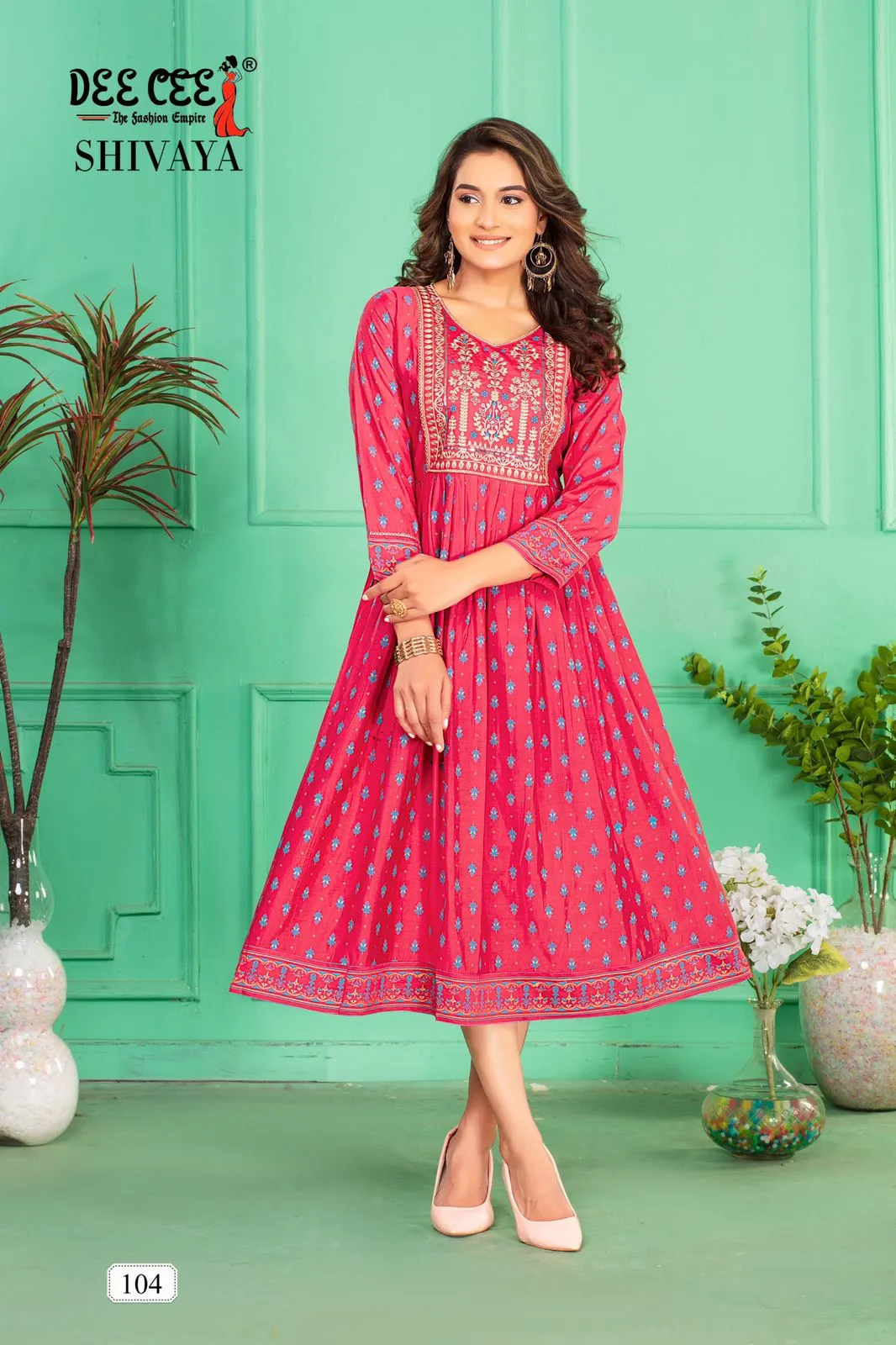 Deecee Shivaya Chanderi Wholesale Designer Kurtis Collection - Image 7