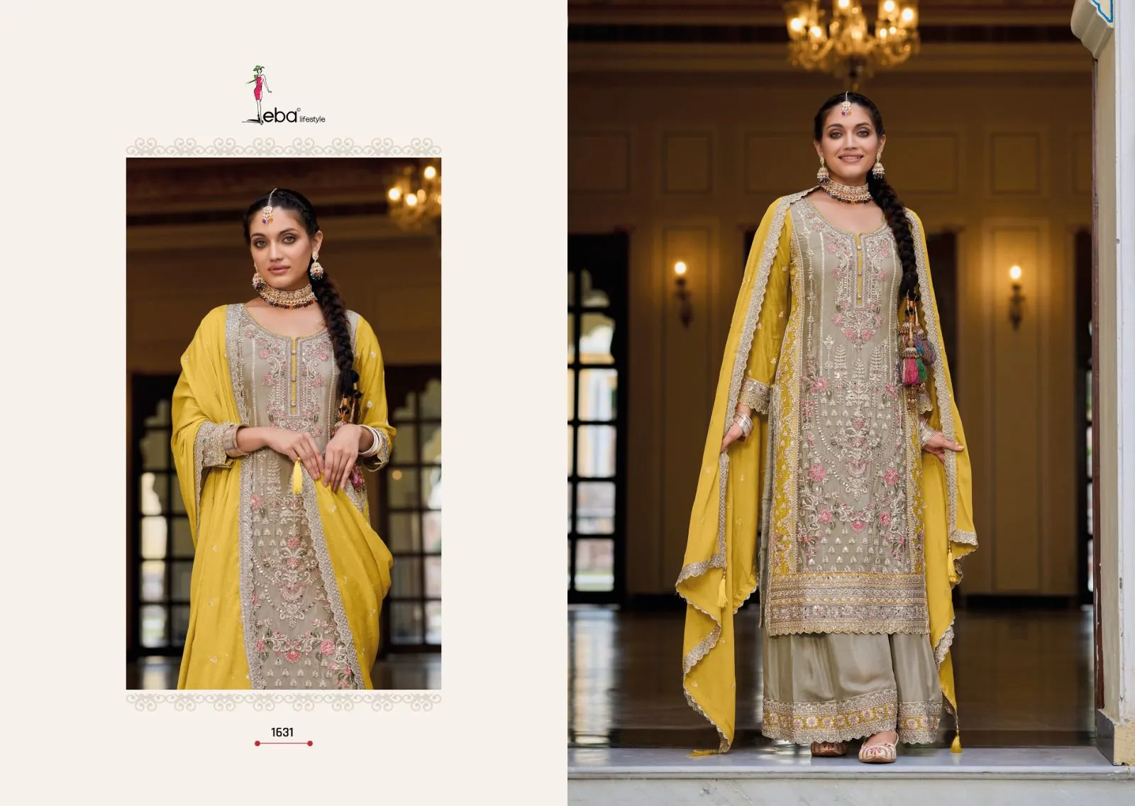 Eba Lifestyle Surili Heavy Chinon Wholesale Designer Readymade Salwar Suit Collection - Image 2