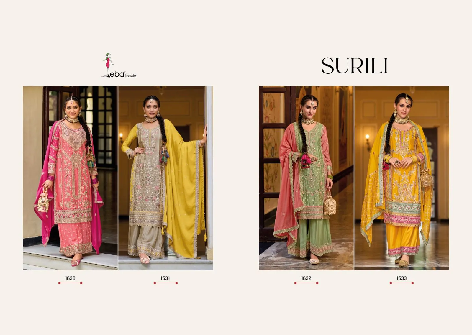 Eba Lifestyle Surili Heavy Chinon Wholesale Designer Readymade Salwar Suit Collection - Image 3