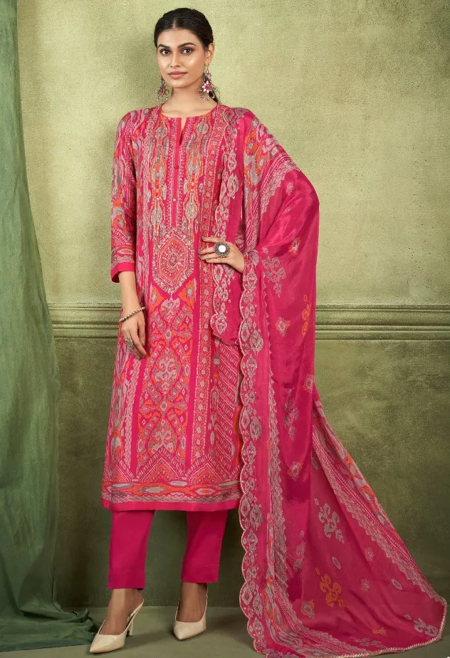 Esta Designs Muslin Digital Printed Wholesale Designer Salwar Suit Collection