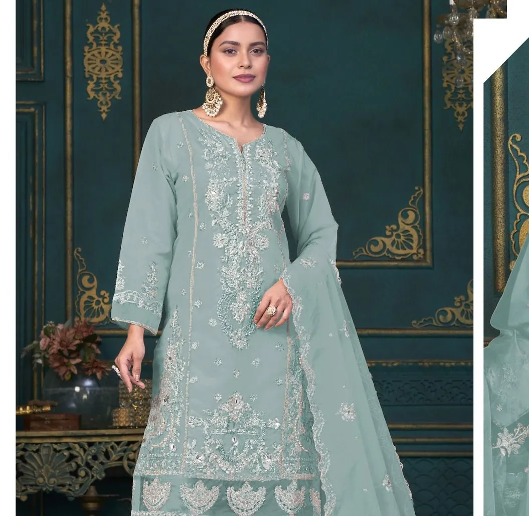 Fepic iR 21017 Organza Wholesale Pakistani Salwar Suit Collection