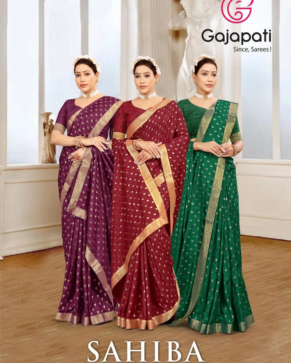 Gajapati Sahiba Vichitra Wholesale Sarees Collection