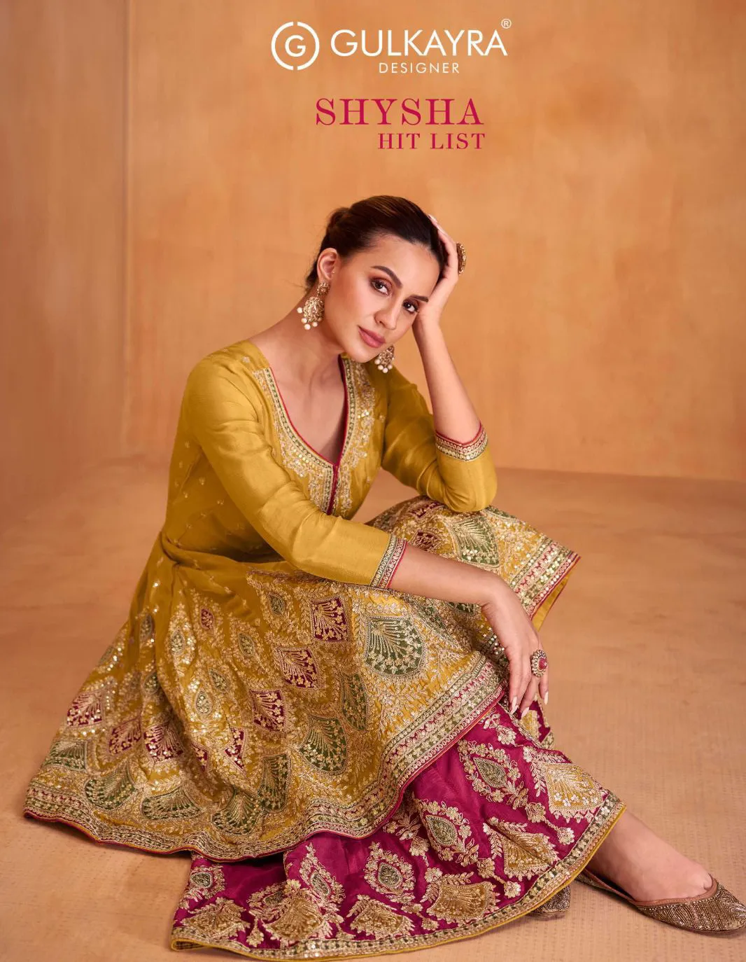 Gulkayra Designer Real Chinon Wholesale Readymade Suit Collection