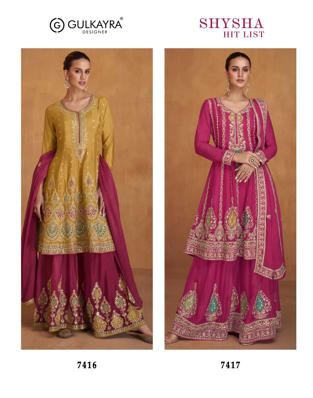 Gulkayra Designer Real Chinon Wholesale Readymade Suit Collection — Wholesale Readymade Suit, Vardan Ethnic wholesale from Surat - Gallery Image 3