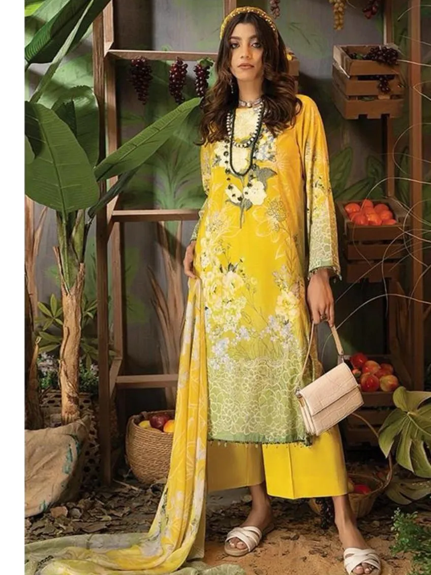 Hazzel 021 Chiffon Dupatta Wholesale Pakistani Salwar Suit Collection