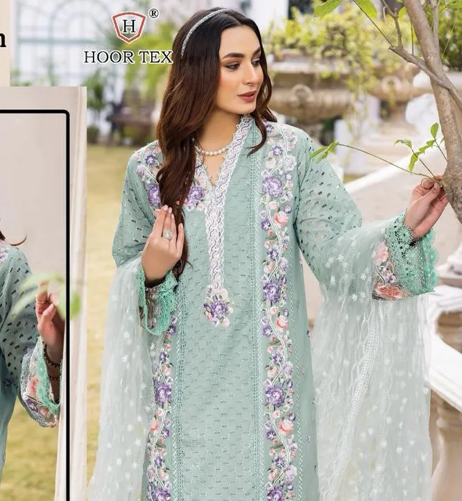 Hooe Tex H-181 Georgette Wholesale Pakistani Salwar Suit Collection