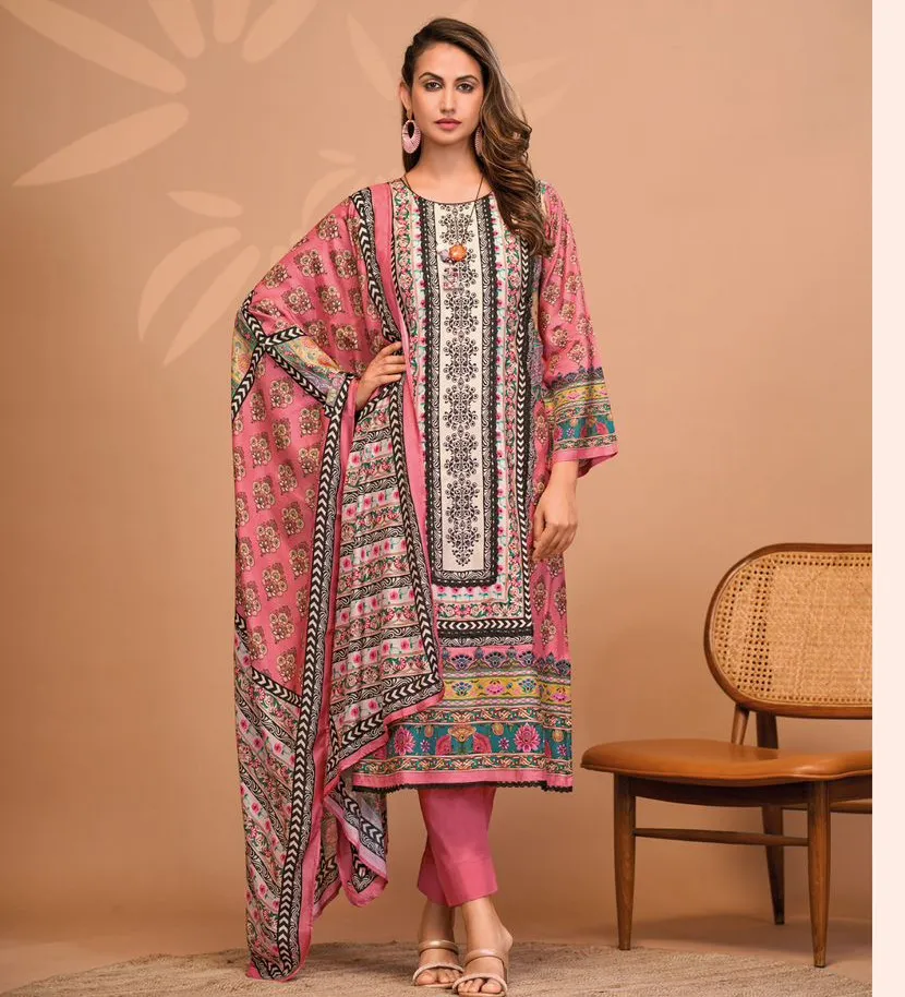 Ibiza Aashnaa Muslin Digital Printed Wholesale Pakistani Salwar Suit Collection