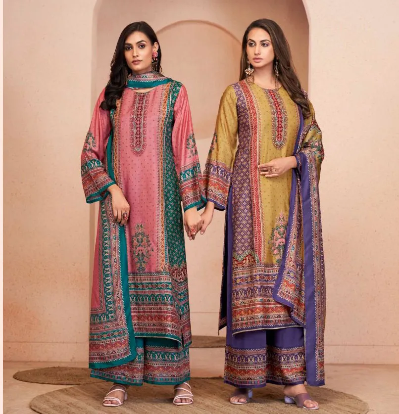 Ibiza Umber Pure Muslin Wholesale Fancy Salwar Suit Collection