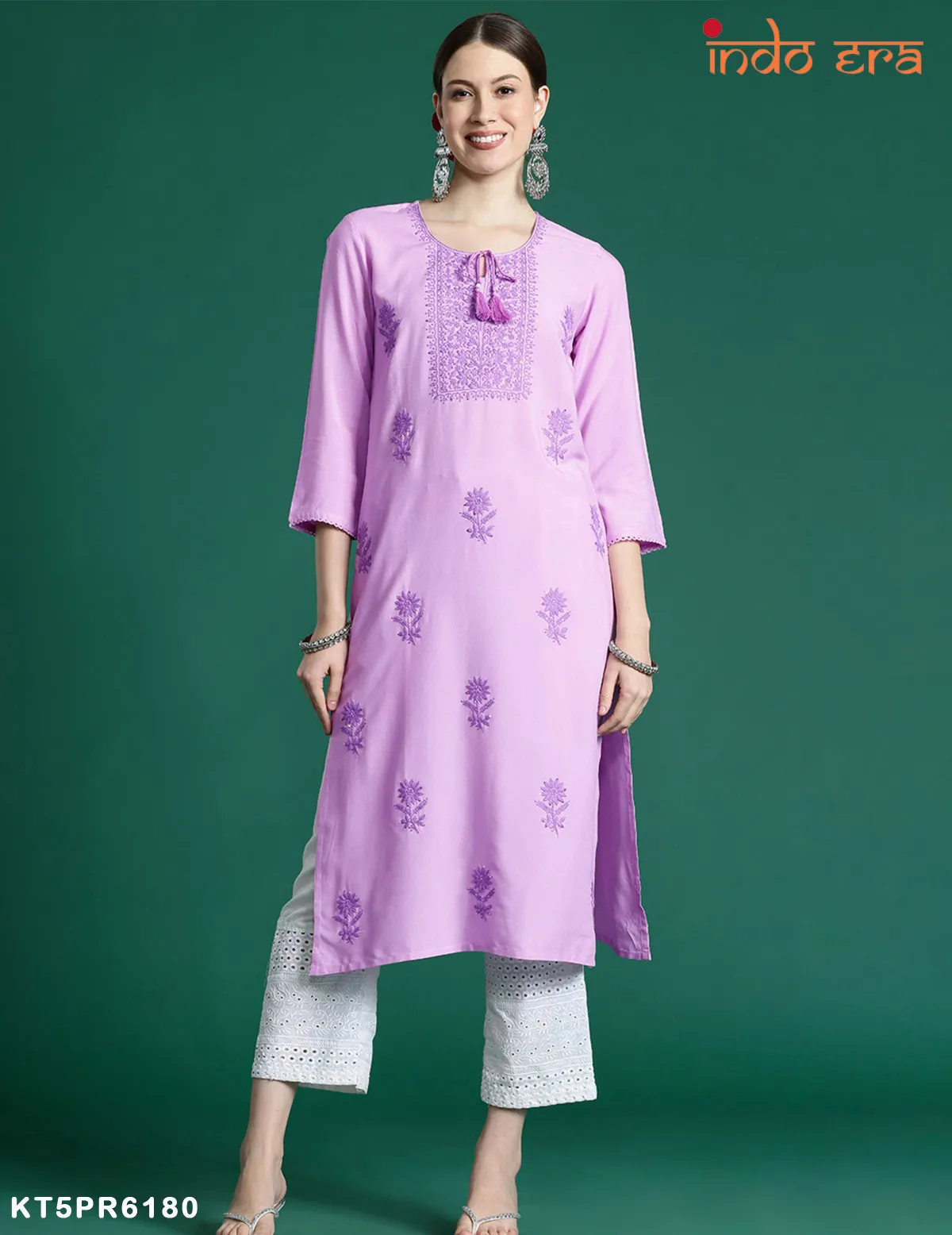 Indo Era 2497 Viscose Rayon Embroidery Wholesale Kurtis Collection