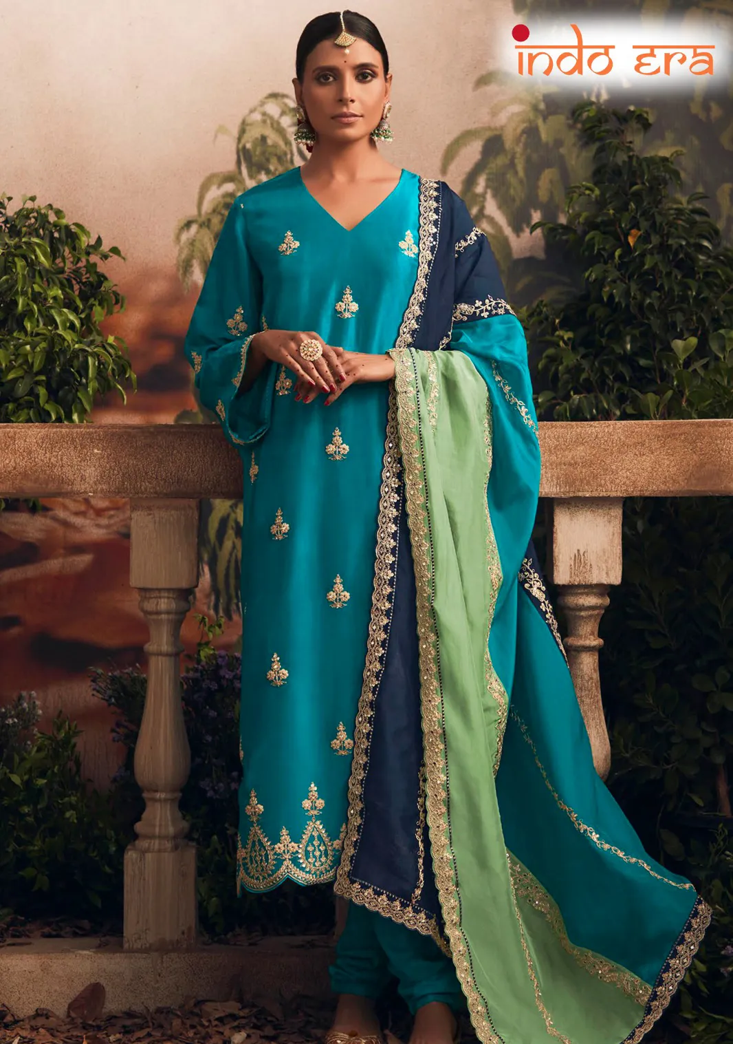 Indo Era 2498 Silk Blend Wholesale Readymade Salwar Suit Collection