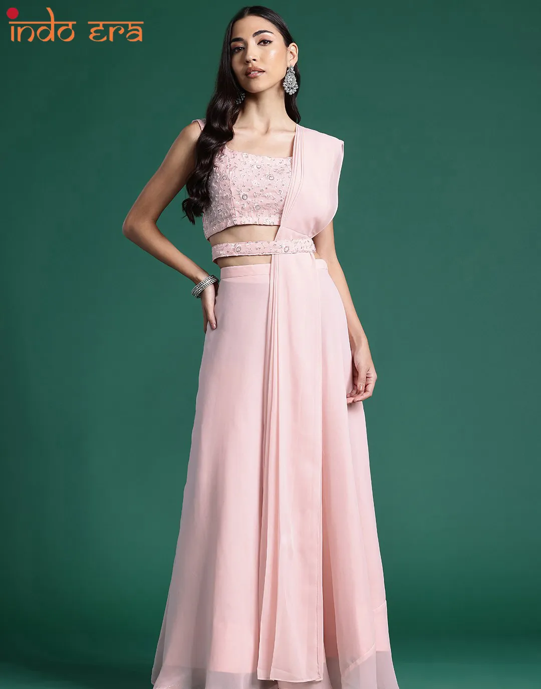 Indo Era 2500 Designer Georgette Wholesale Lehenga Choli Collection
