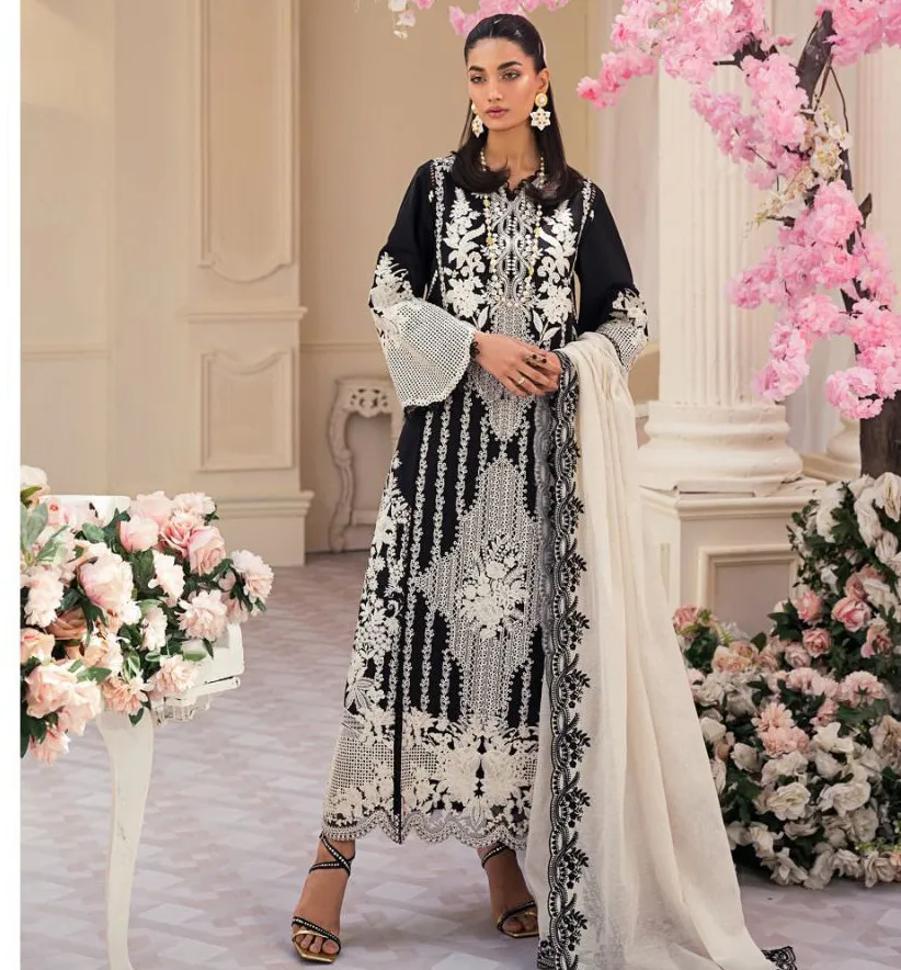 Johra Tex 147 Rayon Embroidered Wholesale Pakistani Suit Collection
