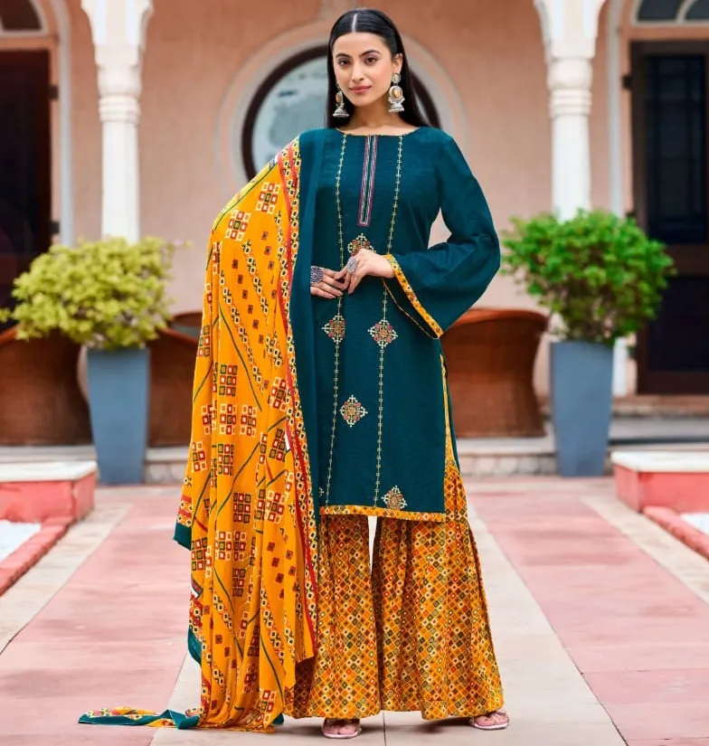 Jt Zoya Rayon Embroidered Wholesale Unstitched Salwar Suit Collection