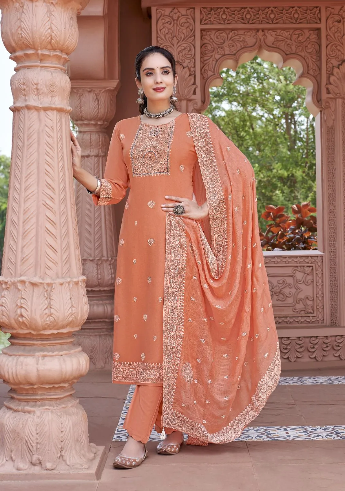Kadlee Anmol Rayon Printed Wholesale Readymade Suit Collection — Wholesale Readymade Suit, Kadlee Fashion Studio wholesale from Surat - Gallery Image 2