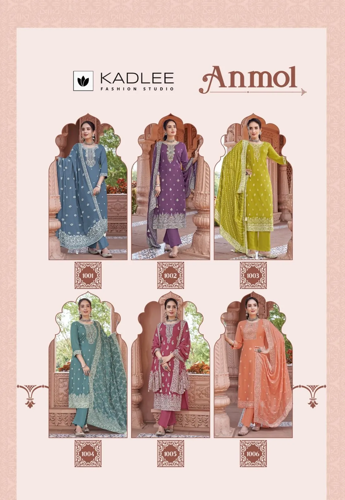 Kadlee Anmol Rayon Printed Wholesale Readymade Suit Collection — Wholesale Readymade Suit, Kadlee Fashion Studio wholesale from Surat - Gallery Image 6