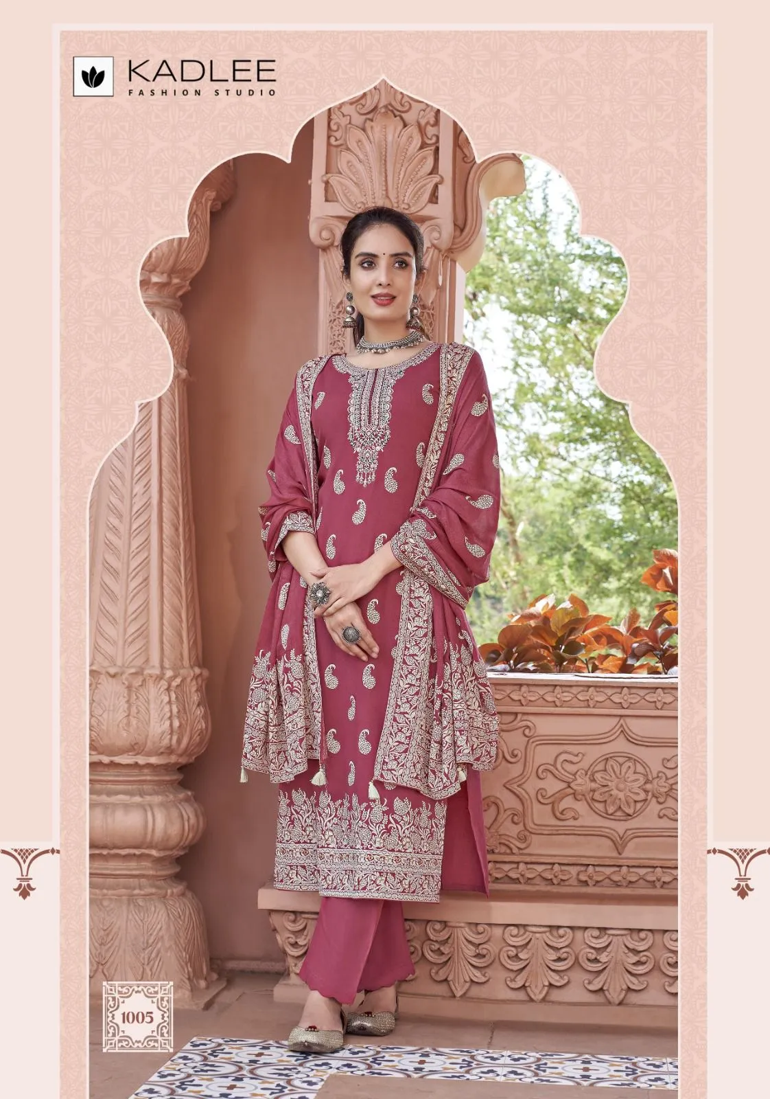 Kadlee Anmol Rayon Printed Wholesale Readymade Suit Collection — Wholesale Readymade Suit, Kadlee Fashion Studio wholesale from Surat — view 7