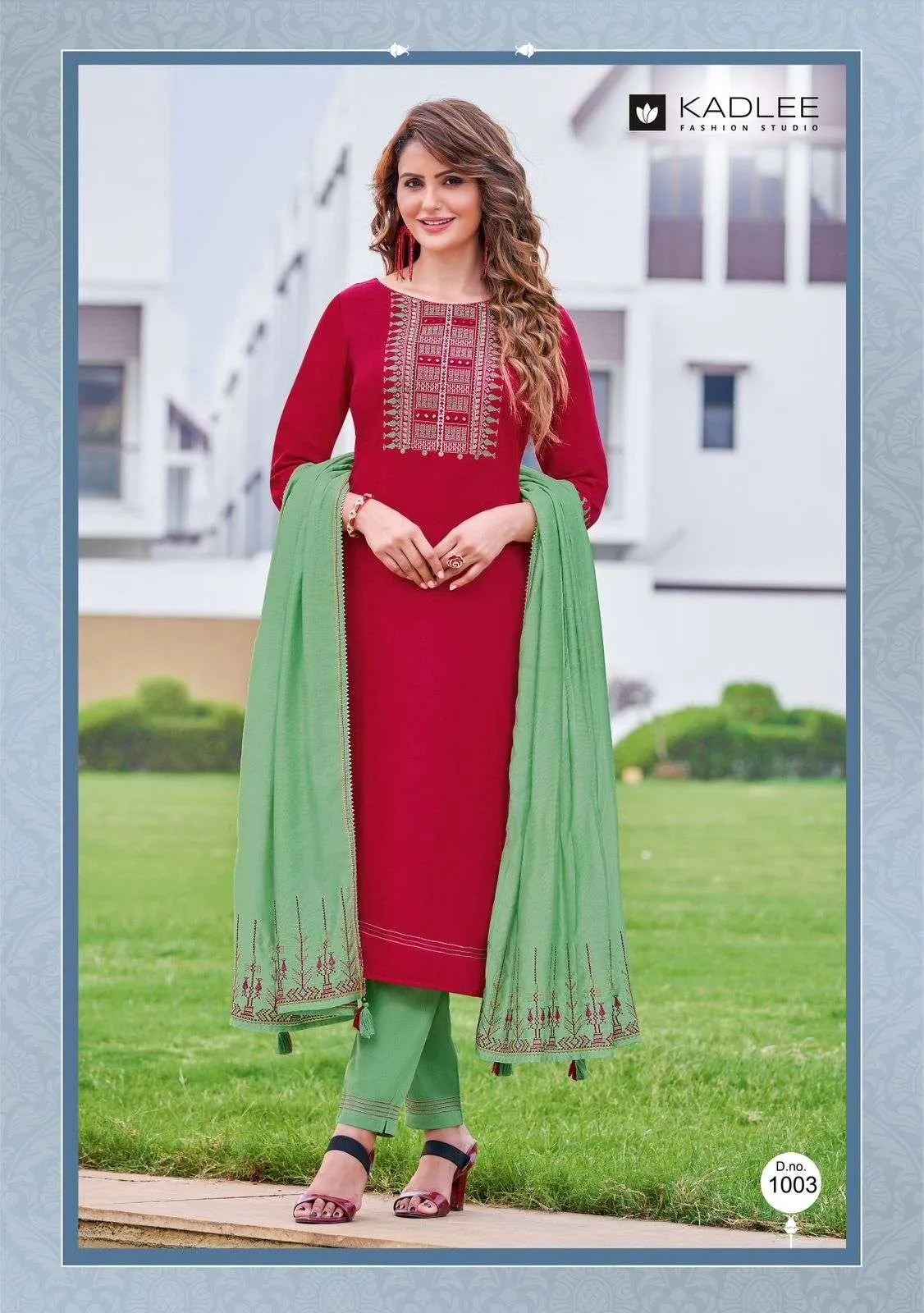 Kadlee Anupma Viscose Silk Wholesale Readymade Salwar Suit Collection - Image 7