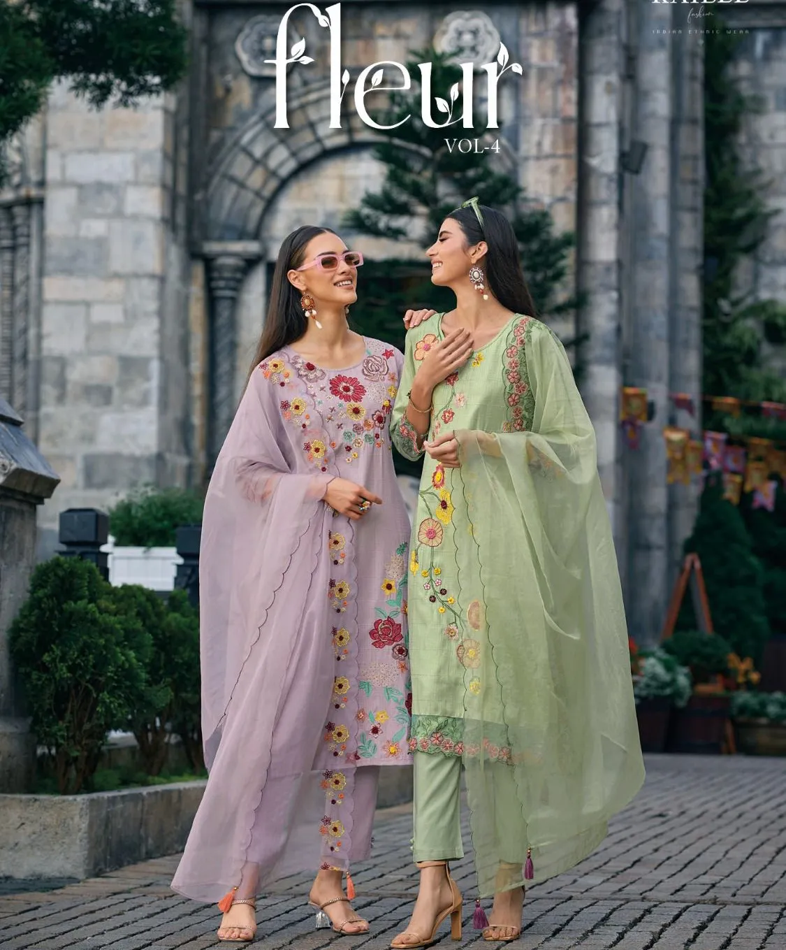 Kailee Fashion Fluer Vol 4 Wholesale Readymade Salwar Suit Collection