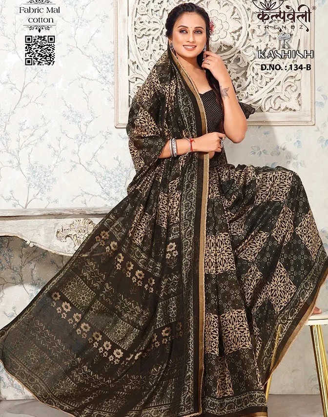 Kalpatru Fashion Kashish 134 Soft Mashalin Wholesale Fancy Sarees Collection