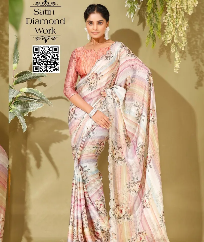 Kalpatru Fashion Riwaz 266 Satin Diamond Wholesale Fancy Sarees Collection