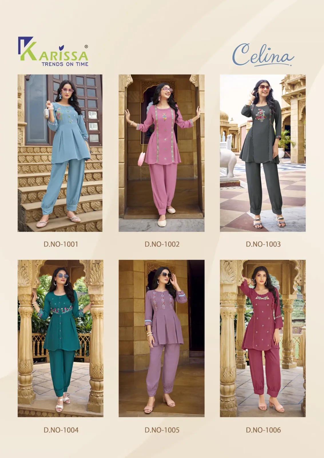 Karissa Celina Fancy Rayon Wholesale Co-Ord Set Collection - Image 7