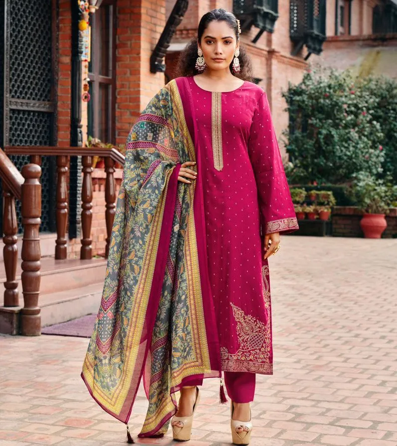 Kesar Fitoor Jam Satin Printed Wholesale Fancy Salwar Suit Collection
