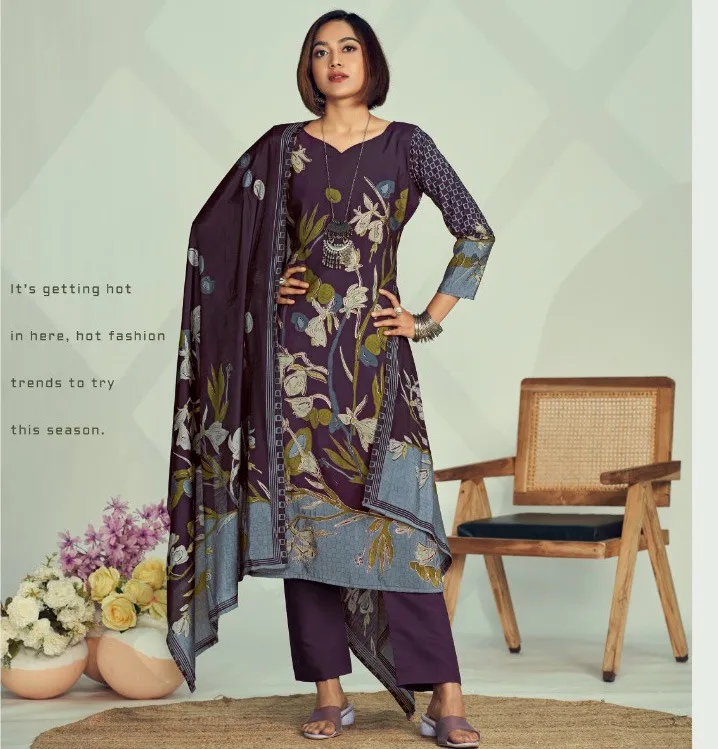 Kesar Shanaya Vol 4 Muslin Viscose Wholesale Fancy Salwar Suit Collection