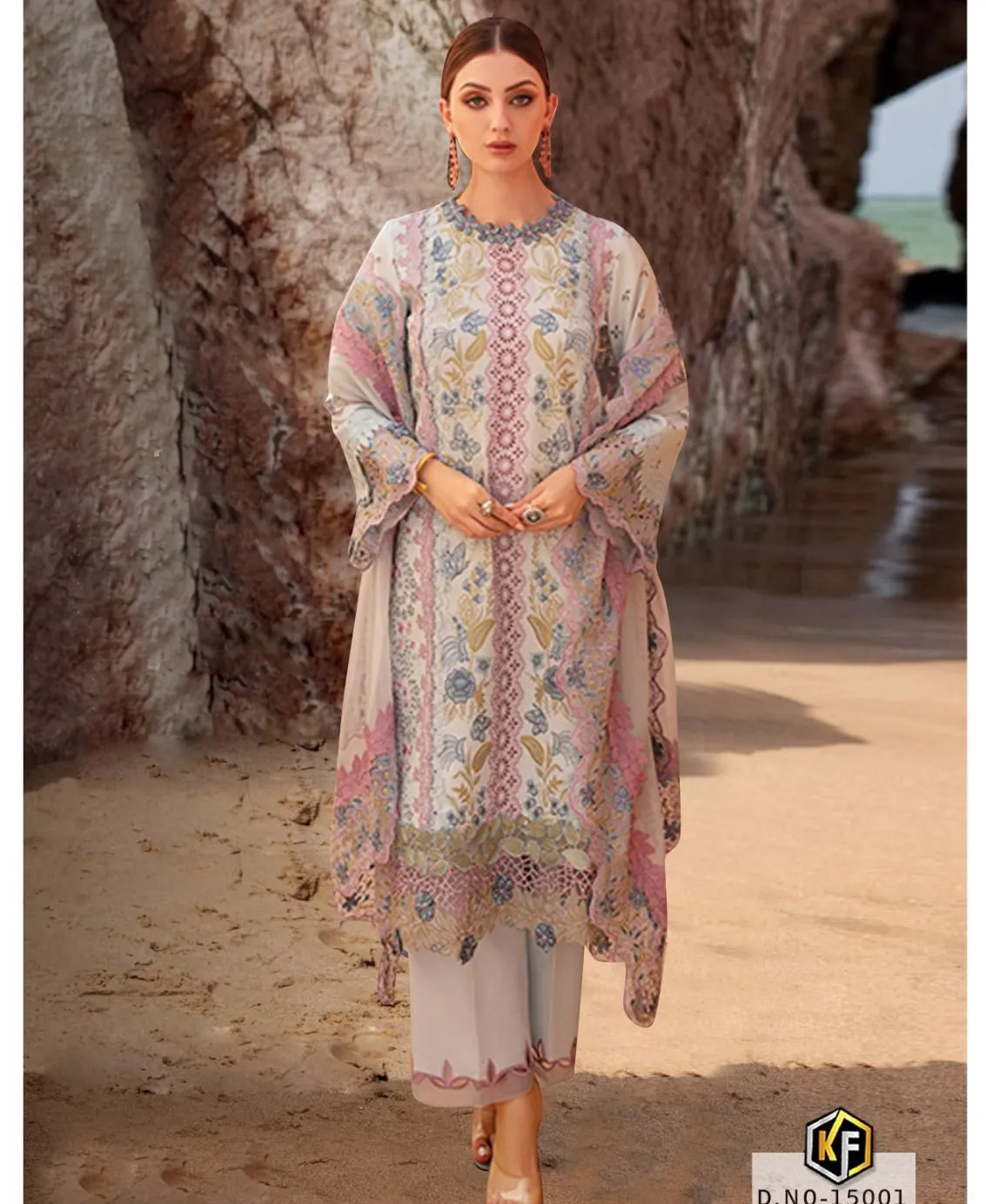 Keval Sobia Nazir Luxury Vol 15 Cotton Wholesale Pakistani Suit Collection
