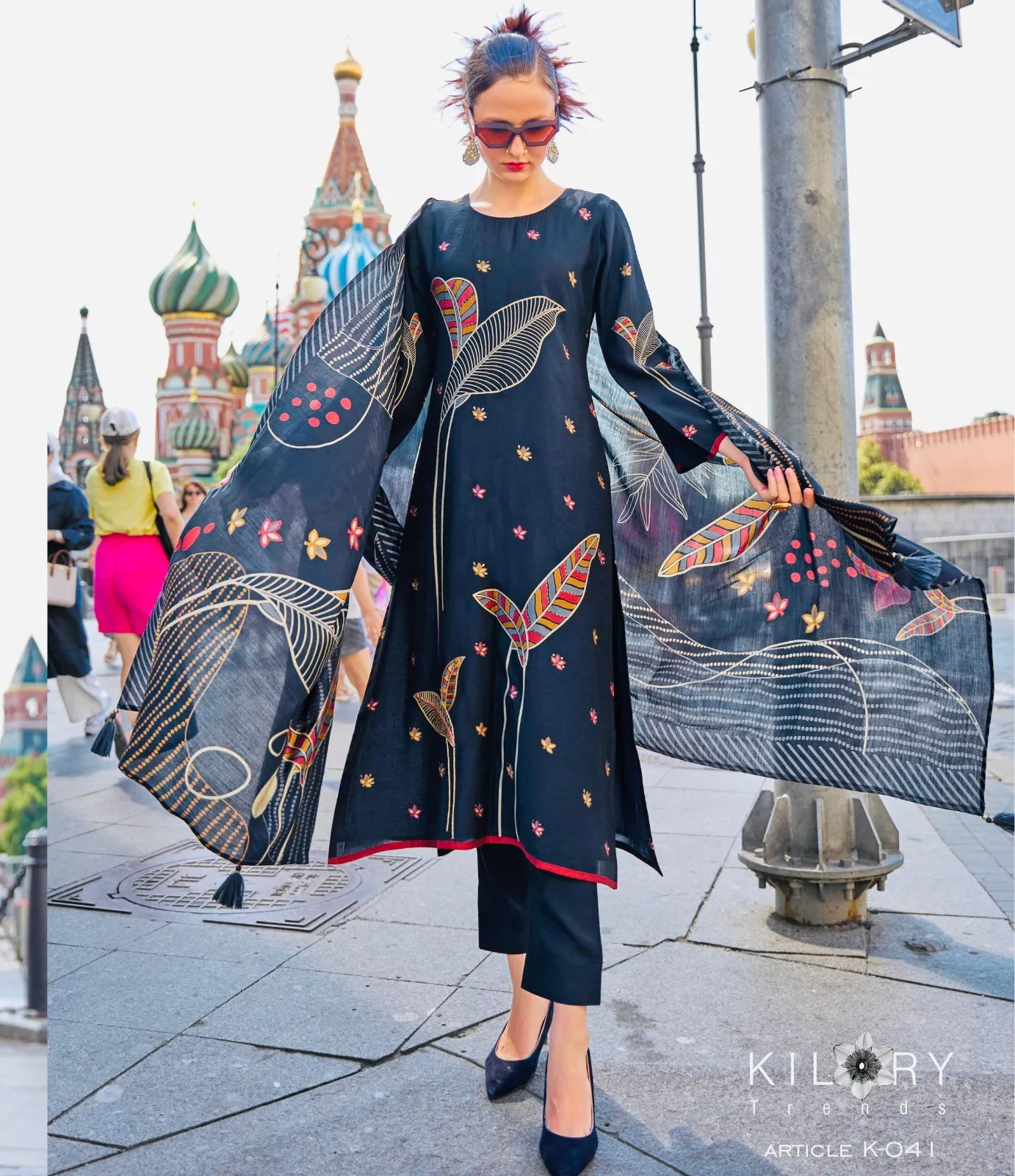 Kilory Flora Digital Foil Printed Wholesale Designer Salwar Suit Collection