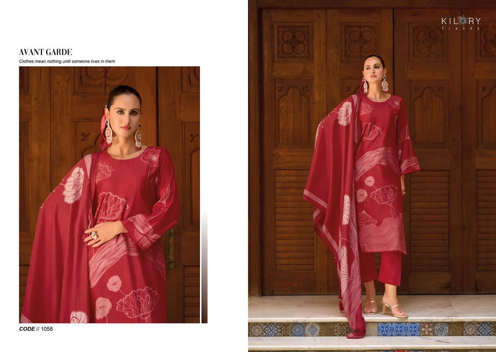 Kilory Trandz Pure Viscose Muslin Wholesale Designer Suit Collection - Image 5