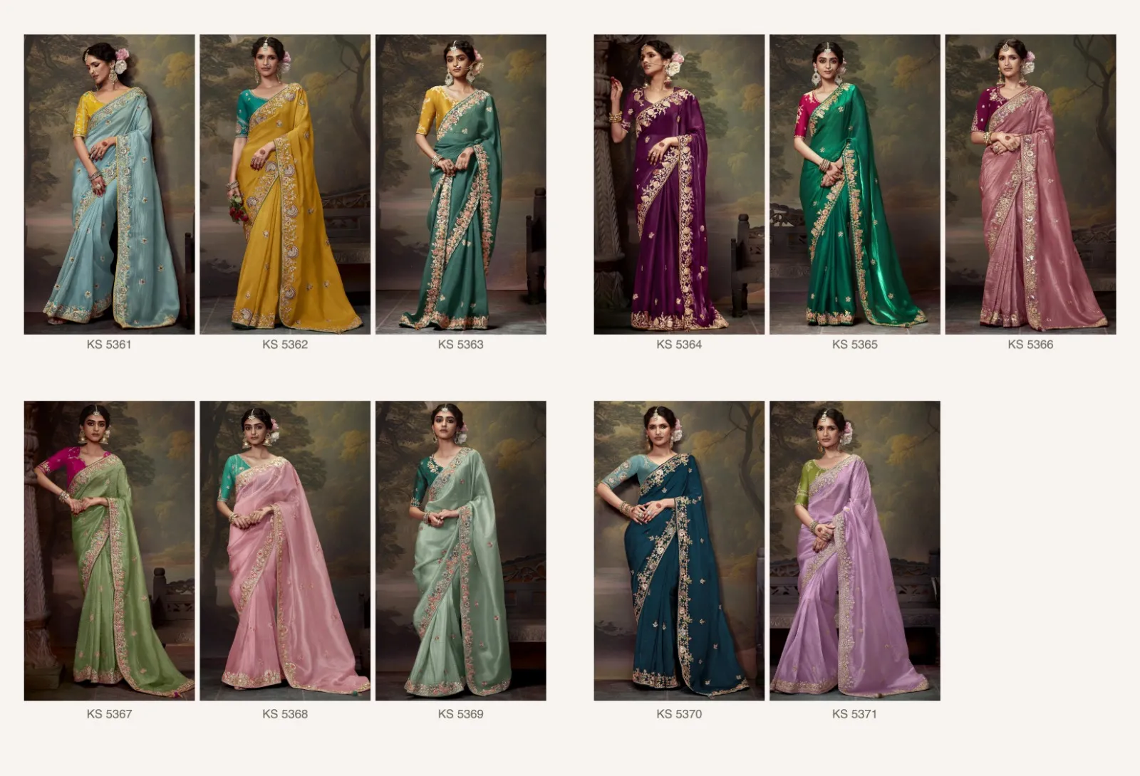 Kimora Naveli Designer Wholesale Fancy Sarees Collection — Wholesale Sarees, Kimora wholesale from Surat — view 12