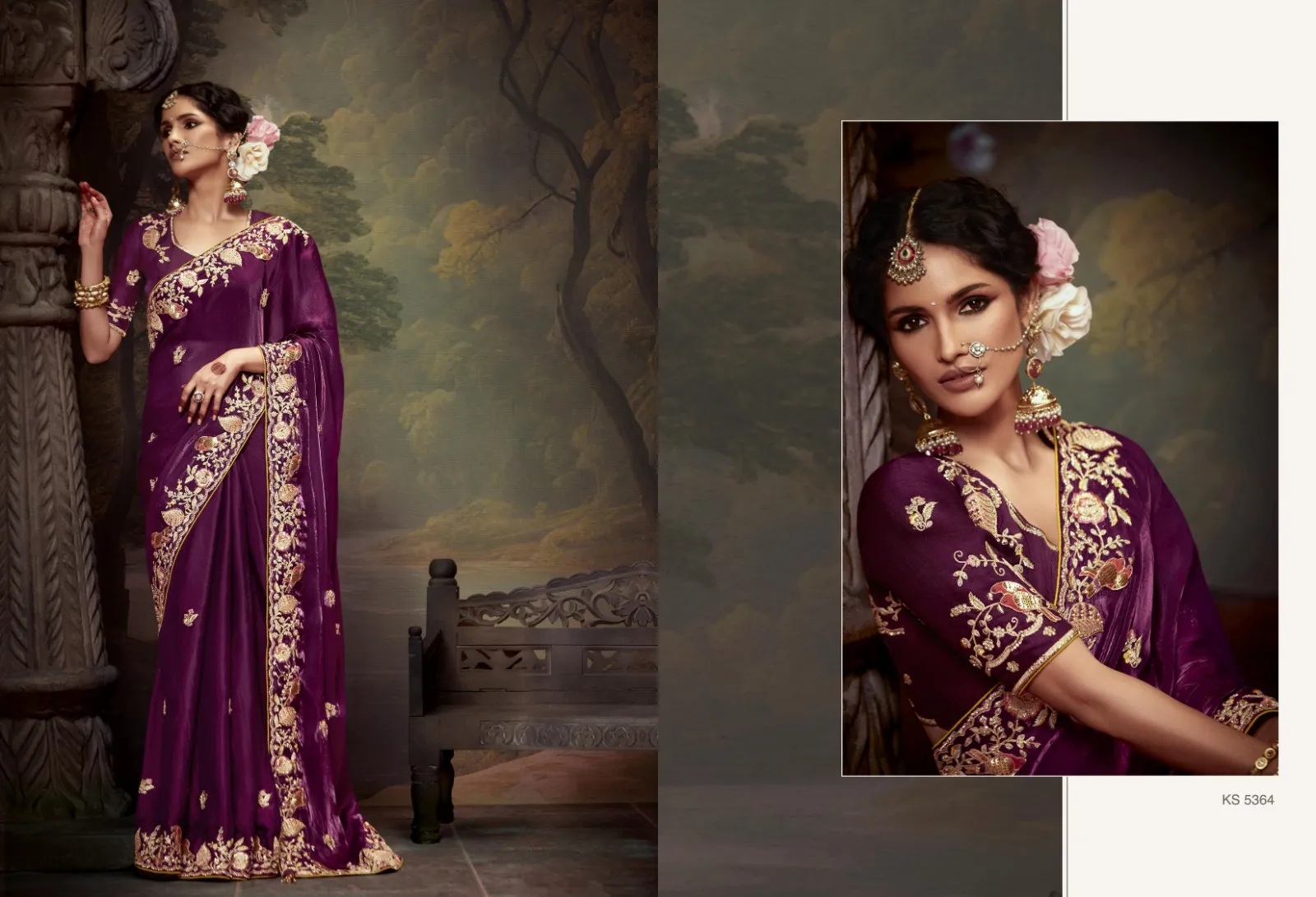 Kimora Naveli Designer Wholesale Fancy Sarees Collection — Wholesale Sarees, Kimora wholesale from Surat — view 10