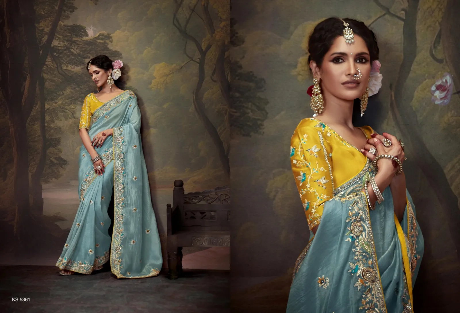 Kimora Naveli Designer Wholesale Fancy Sarees Collection — Wholesale Sarees, Kimora wholesale from Surat — view 11