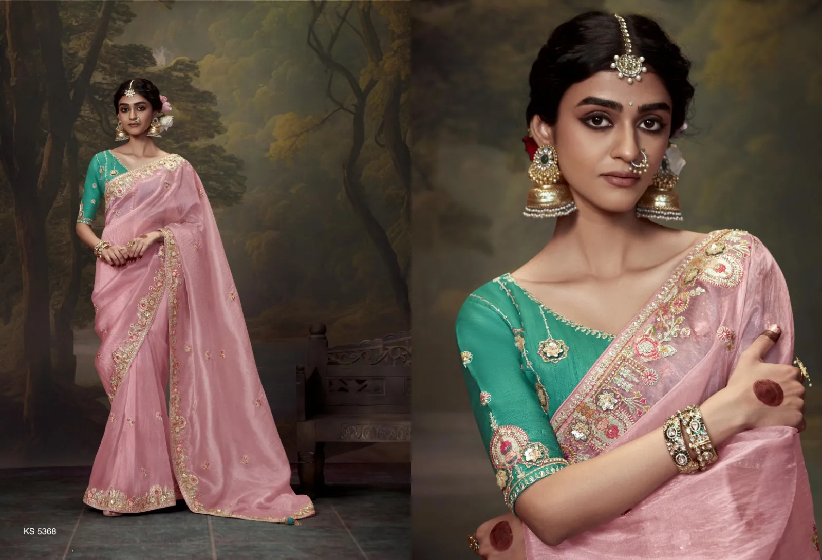 Kimora Naveli Designer Wholesale Fancy Sarees Collection — Wholesale Sarees, Kimora wholesale from Surat — view 3