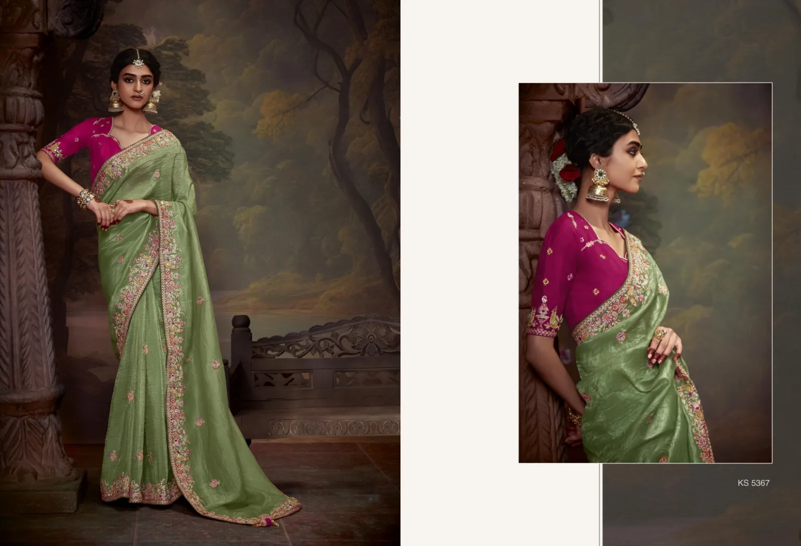 Kimora Naveli Designer Wholesale Fancy Sarees Collection — Wholesale Sarees, Kimora wholesale from Surat — view 5
