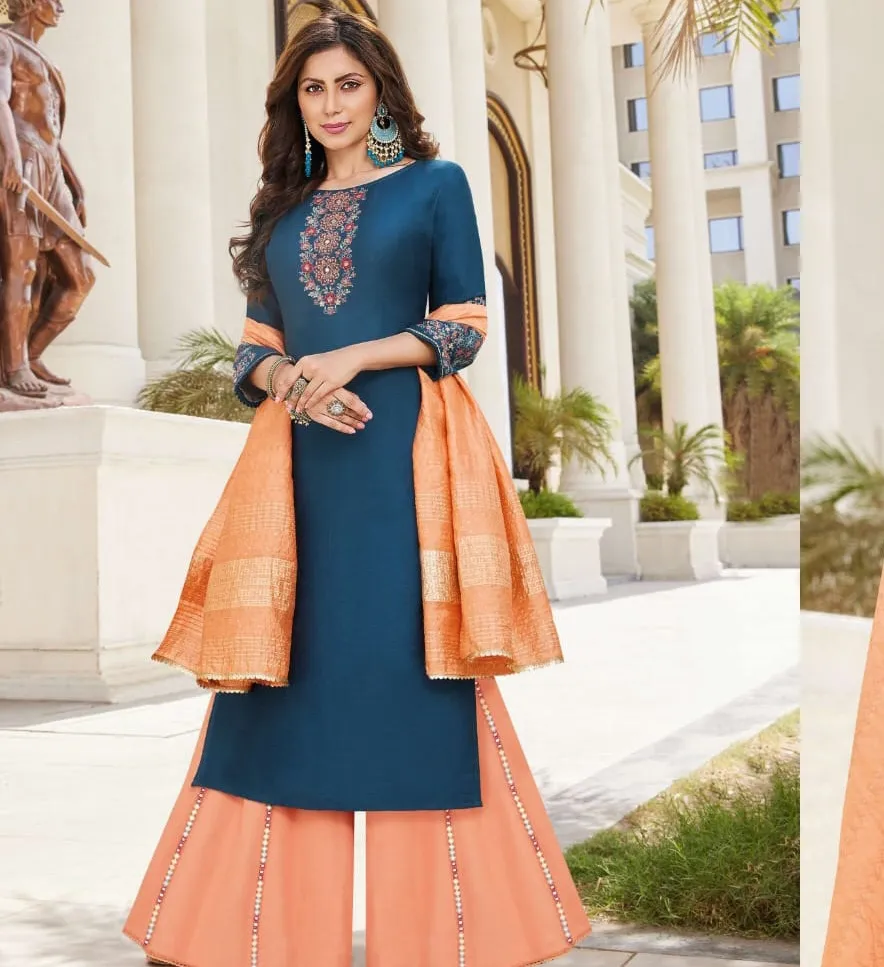 Koodee Swasti Viscose  Wholesale Kurti With Pant Collection