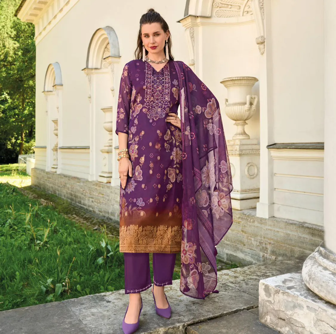 Lady Leela Qurbat Viscose Wholesale Readymade Salwar Suits Collection