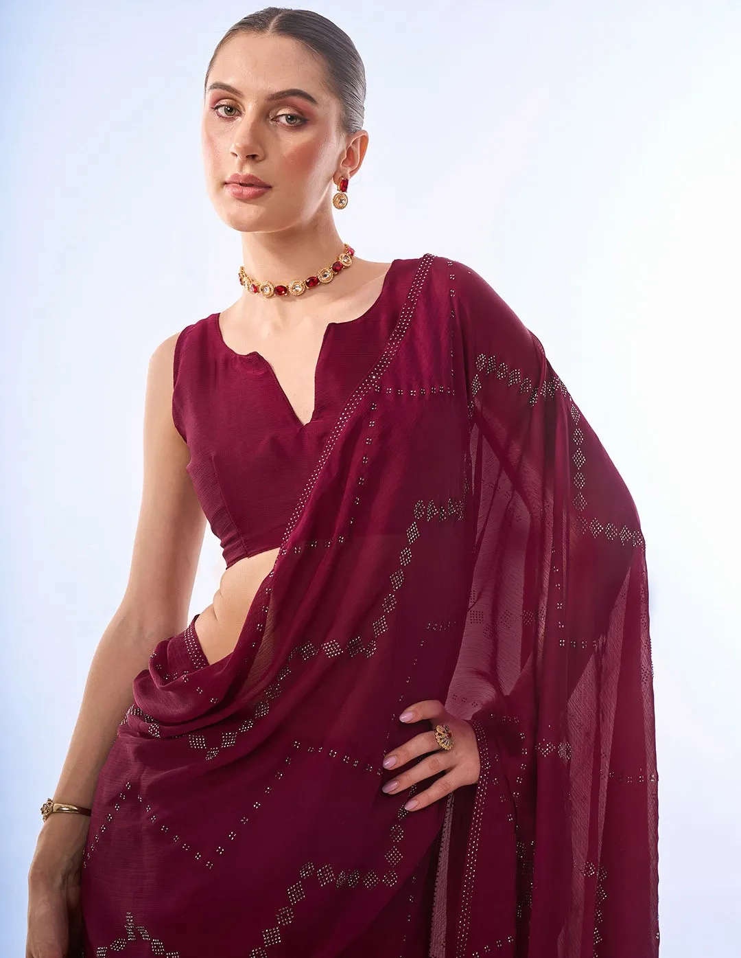 Laxminam Op-502 Chiffon Wholesale Fancy Sarees Collection