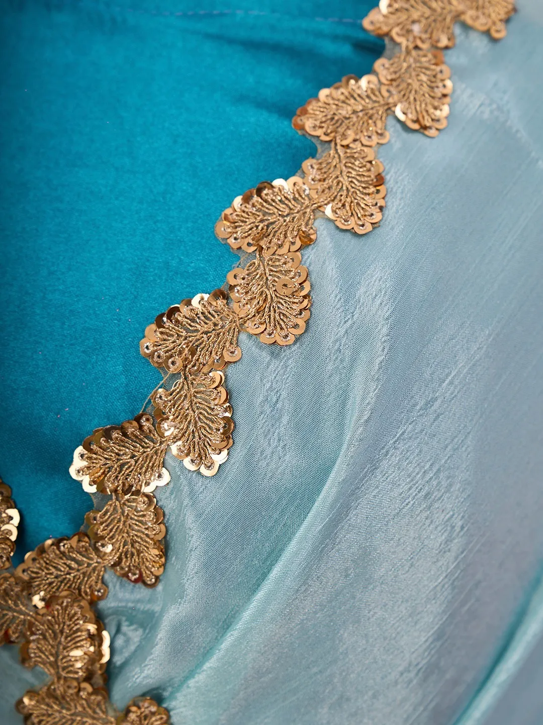 Laxminam Op-503 Chinnon Wholesale Fancy SareesCollection — Wholesale Sarees, Vardan Ethnic wholesale from Surat — view 3