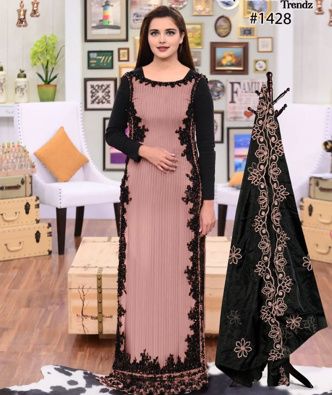 Laxuria Trendz 1428 Georgette Wholesale Readymade Salwar Suit Collection